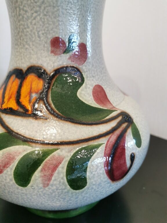 Colorful ceramic vase Vintage Scheurich 70