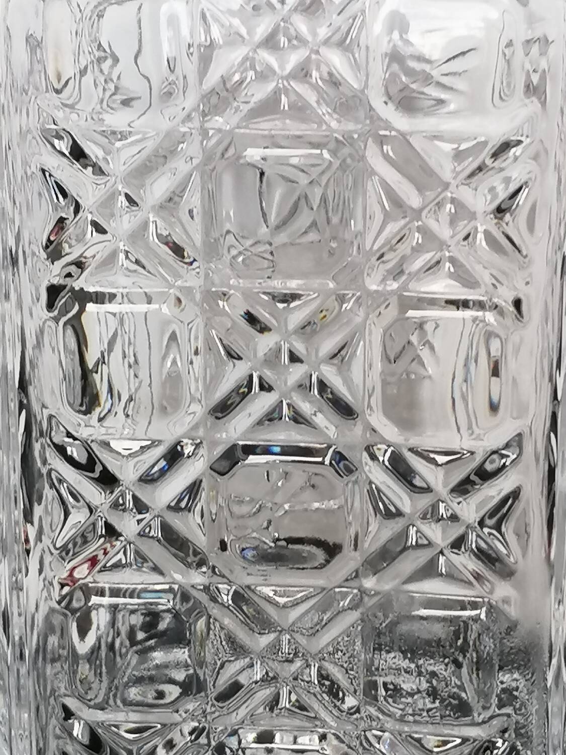 Crystal diamond whiskey bottle