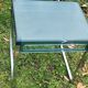Table d’appoint vintage en plexiglas bleu et acier – Marc Berthier pour Prisunic