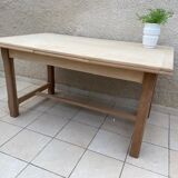 Extended farmhouse table