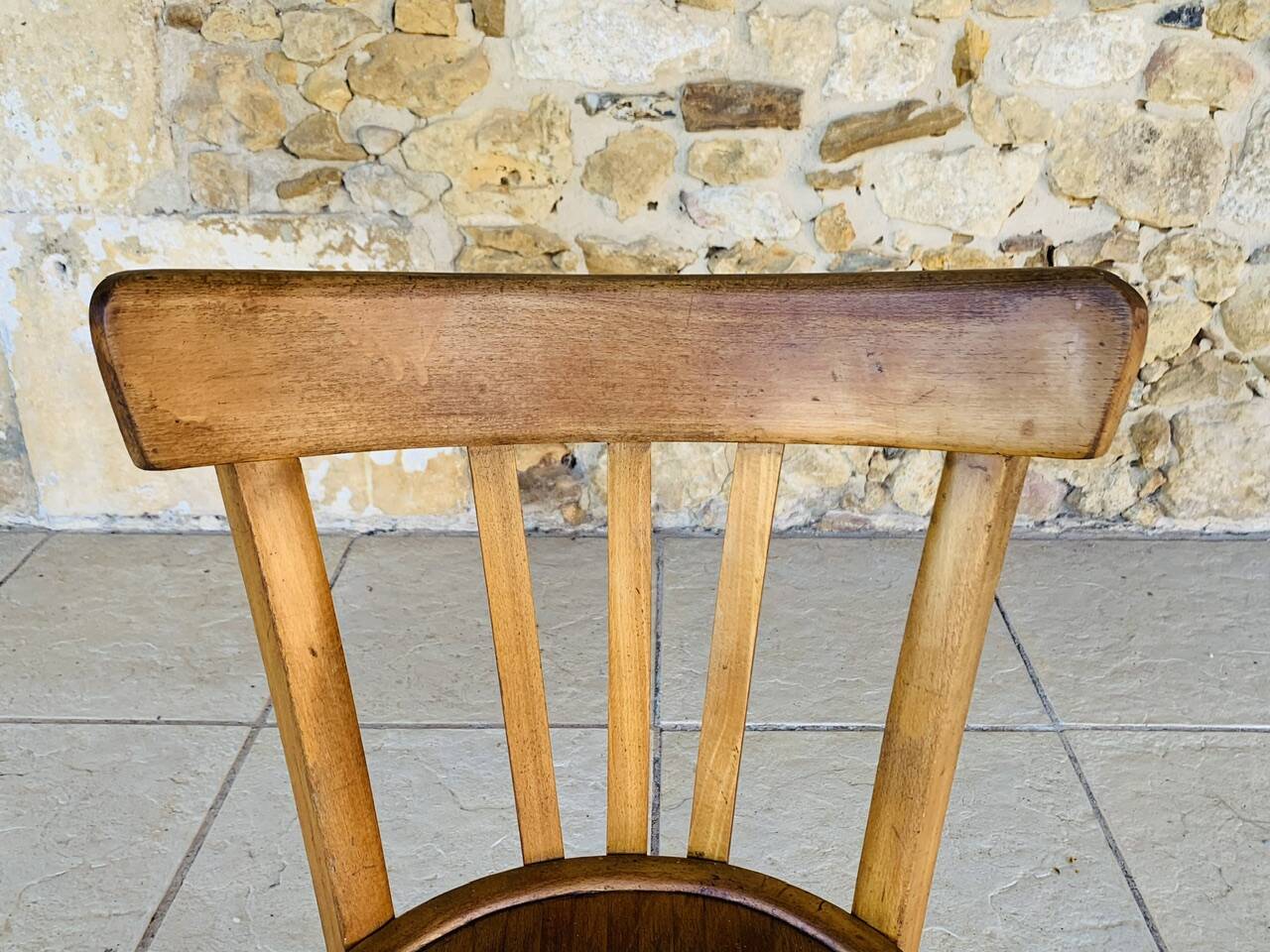 Pair of bistro chairs by Luterma, circa 50-60