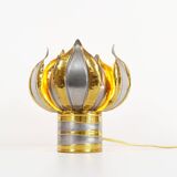 Lampe de table florentine en laiton français des années 1960 dans le style