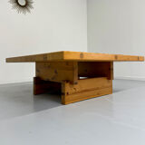 Pine coffee table "Kvadrat" design Wilhelmsson Andersson and Söner