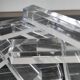 Set of 12 vintage crystal knife rests in Art Deco style