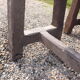 Pair of oak benches