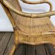 Pair of Vivai del Sud rattan wicker bamboo chairs