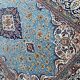Ancient Persian carpet Ghoom wool and silk 142x222 cm