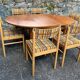 Table + 6 chaises baumann vintage 1970