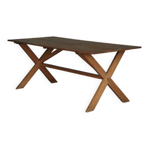Table à manger en bois - ferme rustique