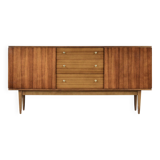Midcentury 'wrighton' walnut and brass sideboard