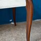 Art Deco coffee table with bevelled mirror from the 1940s, bohemian chic.