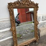 Miroir doré ancien