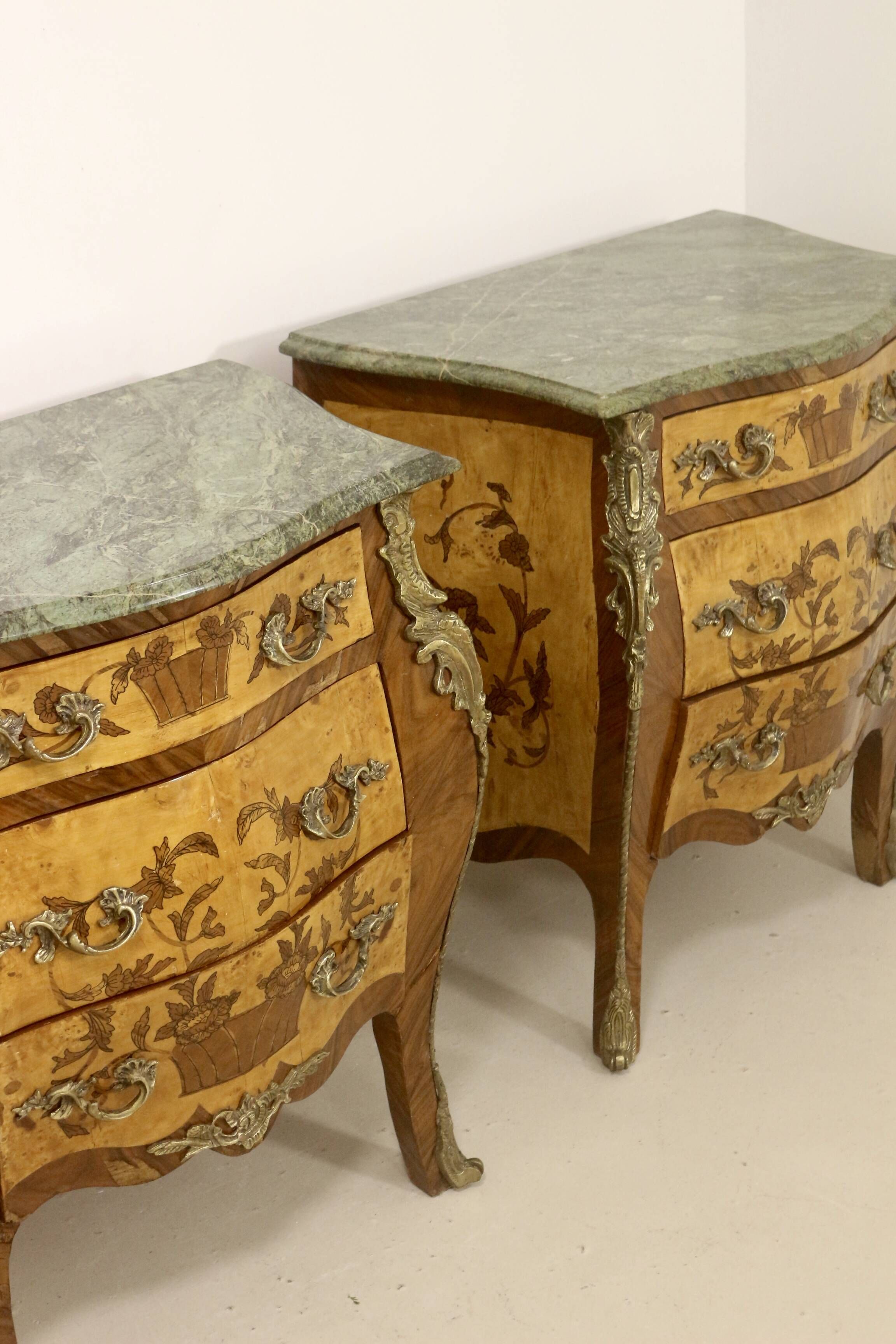 Paire de commodes d'époque Napoléon III