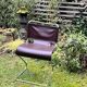 Leather designer chair - Biscia model - Pascal Mourgue