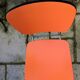 Ensemble de 6 chaises formica orange