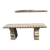 Banc de jardin en pierre