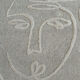 Contemporary Faces beige rug by Ligne Pure – 160 × 240 cm – New