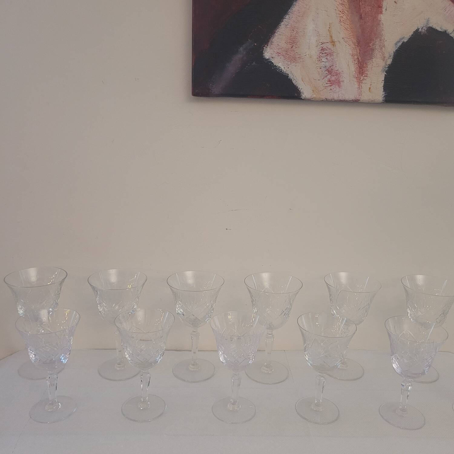 70's stemmed glasses