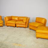 Frau sectional leather sofa from the 70s