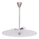 Czech Bauhaus Pendant in Chrome-Plated Steel and Milk Glass, 1930s