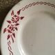 Red and green old flat plates