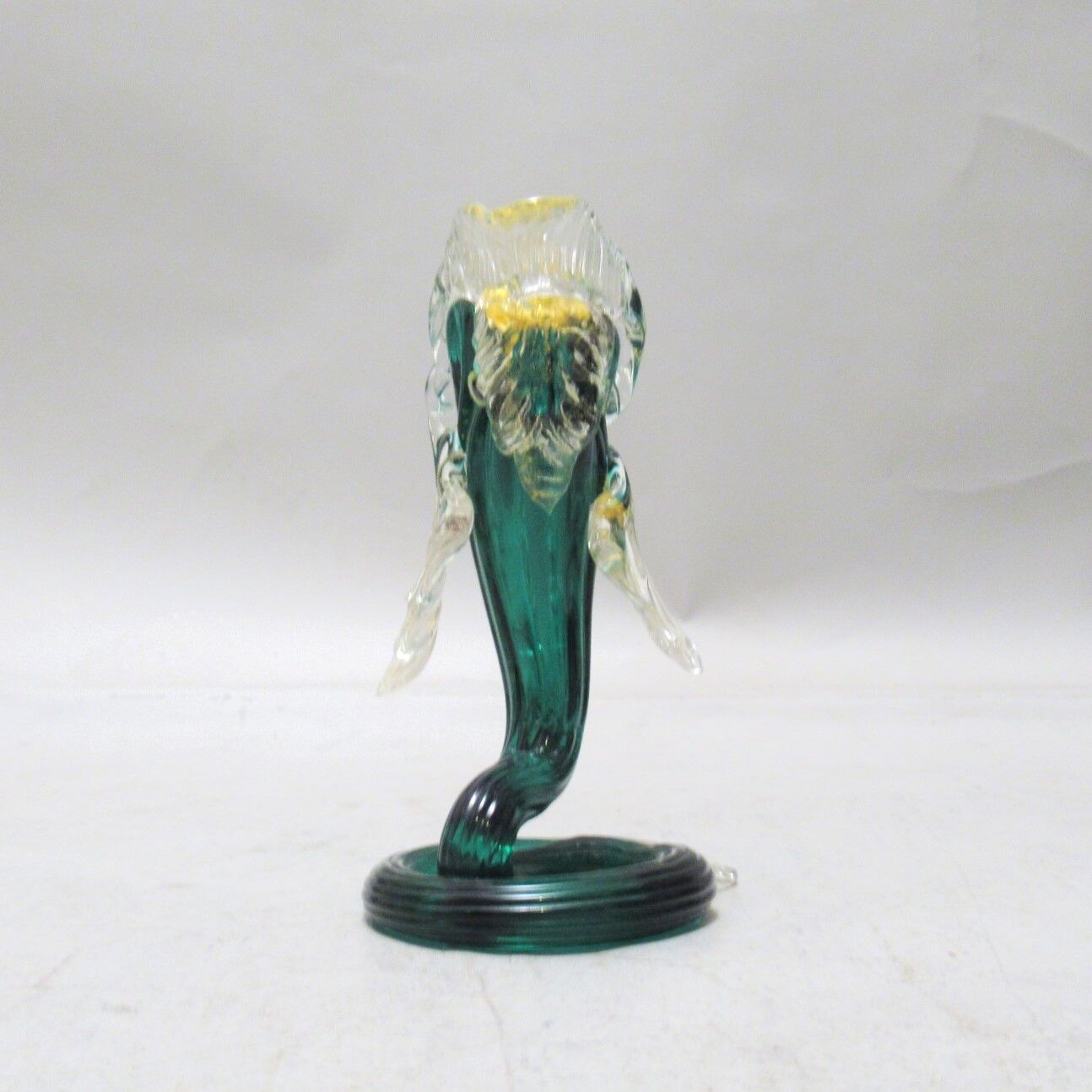 Vase sculpture Fish glass by Murano Salviati