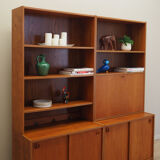 Set of teak bookcases, danish design, 1960s, production : denmark