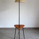 Tripod reading lamp in metal from the 50s/60s, France.