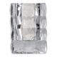 Pencil holder or plant pot in thick crystal glass