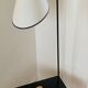 Vintage floor lamp with shelf