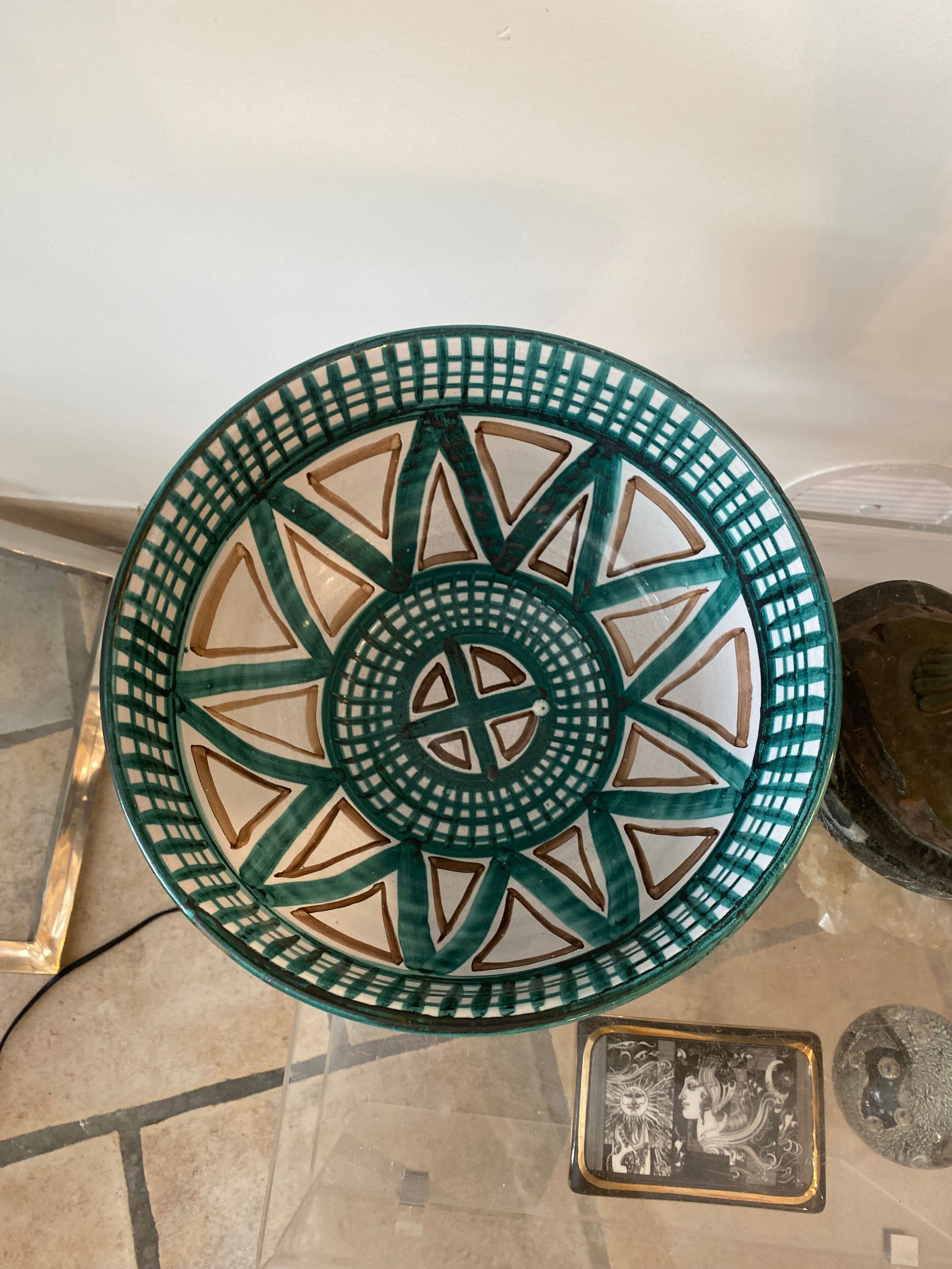 Large salad bowl Robert Picault Vallauris