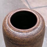 Brutalist mid-century studio ceramic vase by Sybille Karrenberg-Dresler, 1960s.