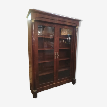 Empire style library in mahogany and bronze