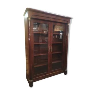 Empire style library in mahogany and bronze