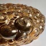 Helena Tynell golden glass wall light ceiling fixture 1970
