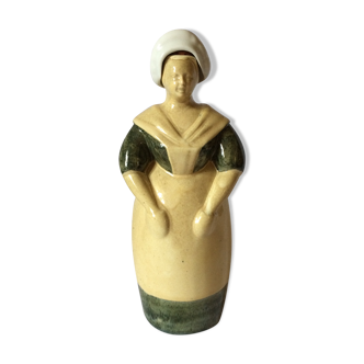 old denBAC coloured varnished sandstone liquor bottle