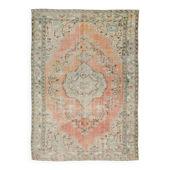 Red & Cream Classic Pattern Vintage Rug, 180x261Cm