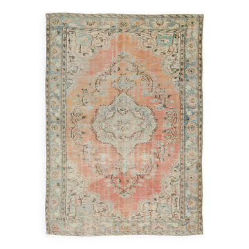 Red & Cream Classic Pattern Vintage Rug, 180x261Cm