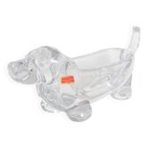 Vide poche teckel en cristal