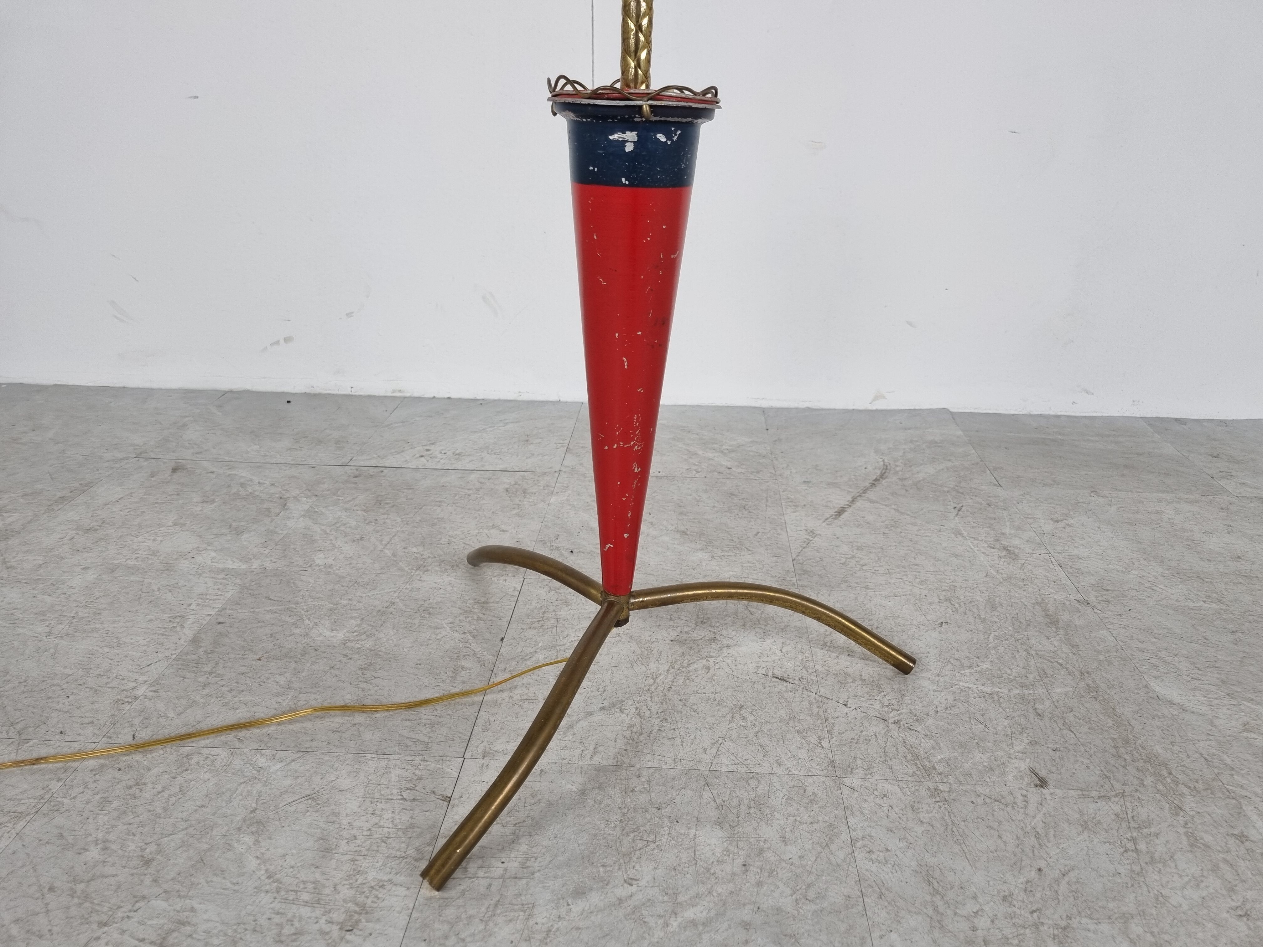 Vintage italian floor lamp, 1950s
