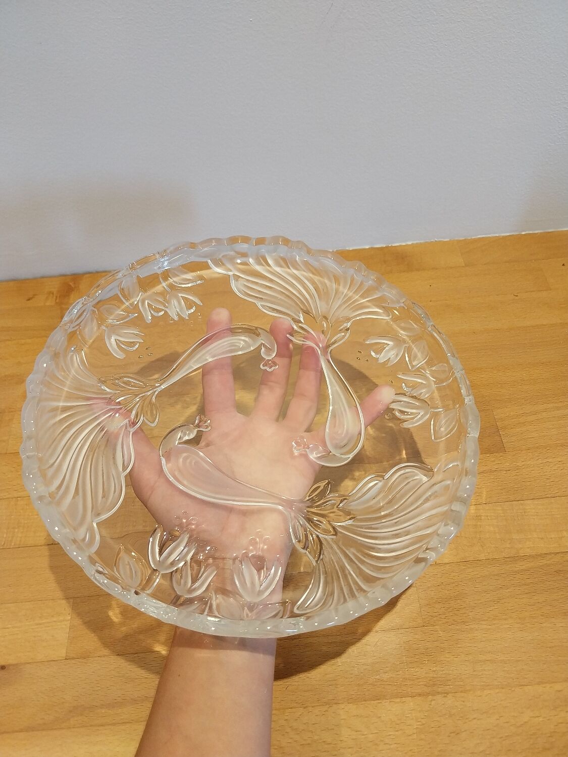 Glass dish from the 60s