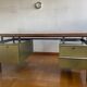 Bureau en palissandre et metal