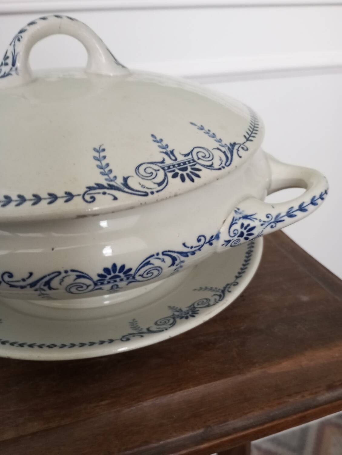 Lunéville blue tureen