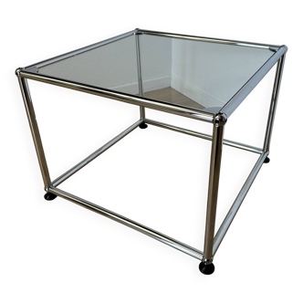 USM Haller glass coffee table