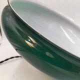 Green opaline pendant lights