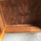 Set of four bistro chairs stamped Luterma