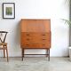 Teak secretary 77cm