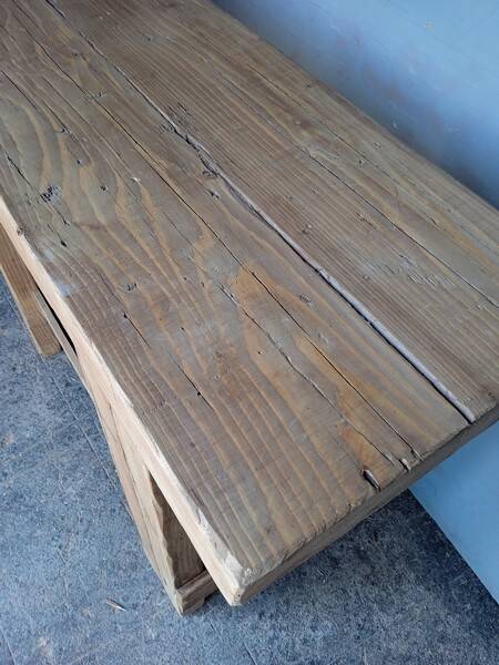 Workbench 120cm old solid wood