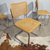 Set of 3 chairs B32 by Marcel Breuer
