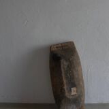 Small rustic carved wooden bowl